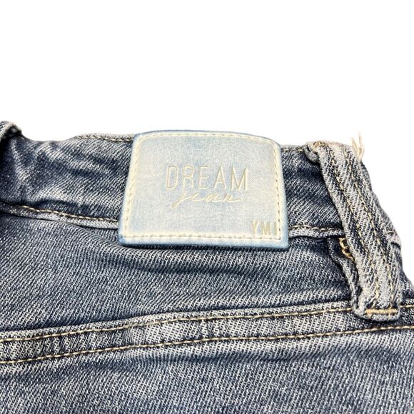 YMI Womens Denim Blue Jeans Hi Rise Dream Fit Straight Leg Ankle Length 3 26 - Picture 7 of 10